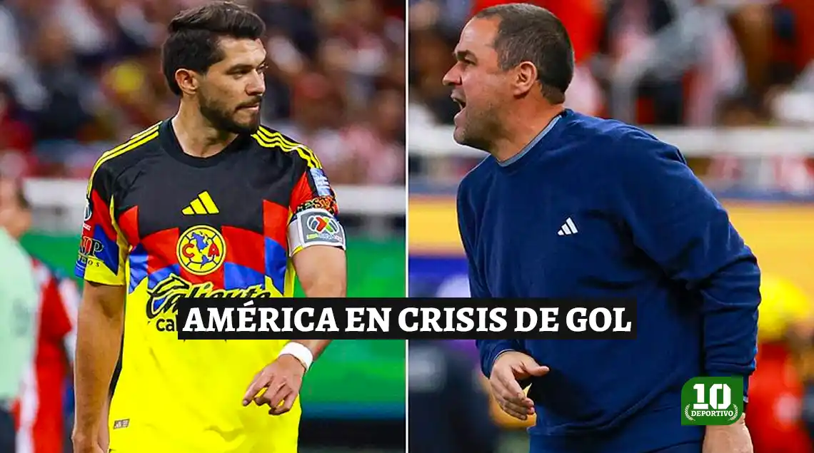 La crisis de gol del América que pone en riesgo la Liguilla