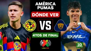 América vs Pumas: horario, canal y dónde ver EN VIVO la ida de Cuartos de Final del Clausura 2026