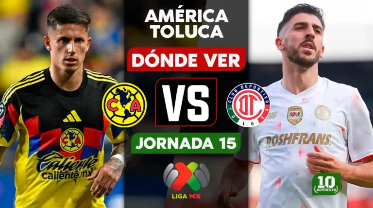 América vs Toluca hoy: horario, canal y dónde ver EN VIVO la Jornada 15