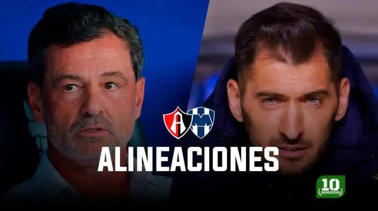 Atlas vs Rayados hoy: alineaciones confirmadas de la Jornada 14