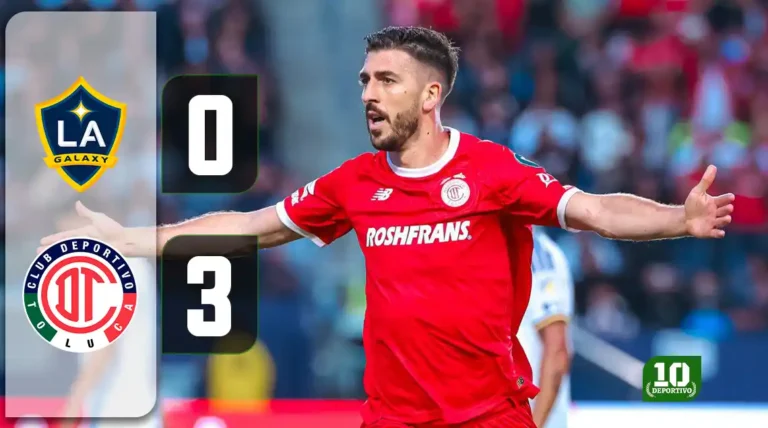 LA Galaxy vs Toluca: los Diablos golean de visita y sellan su pase a Semifinales de Concachampions