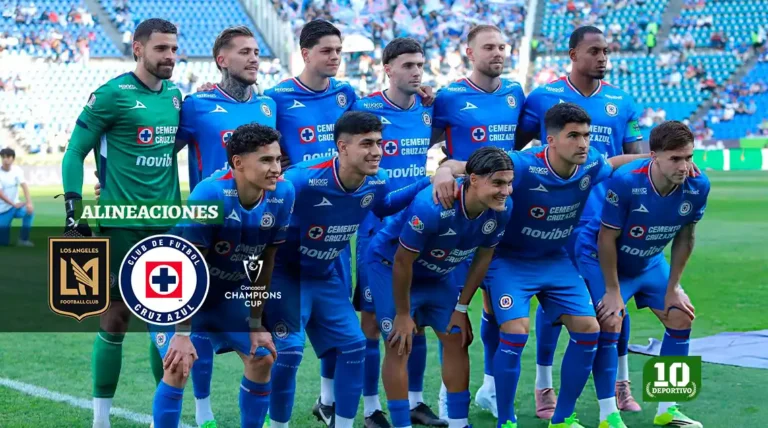 Las alineaciones de LAFC vs Cruz Azul en los Cuartos de Final de la Concachampions