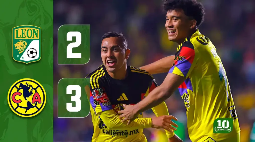 América derrota 3-2 a León y sella su boleto a la Liguilla del Clausura 2026