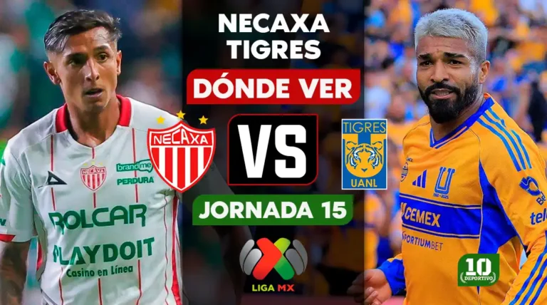 Necaxa vs Tigres hoy: horario, canal y dónde ver EN VIVO la Jornada 15