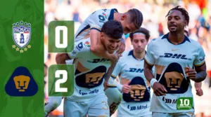 Pumas vence 0-2 a Pachuca y se corona líder del Clausura 2026 en la Jornada 17