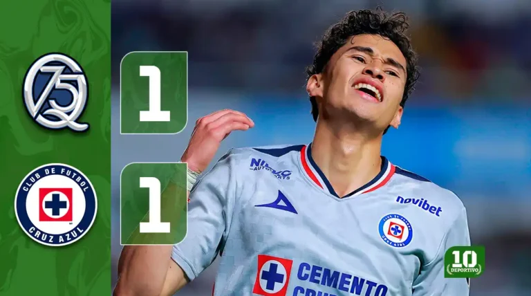 Cruz Azul empata 1-1 con Querétaro y ya son 9 partidos sin ganar en el Clausura 2026