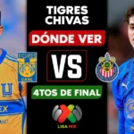 Tigres vs Chivas en el Estadio Universitario Cuartos de Final ida Liguilla Clausura 2026