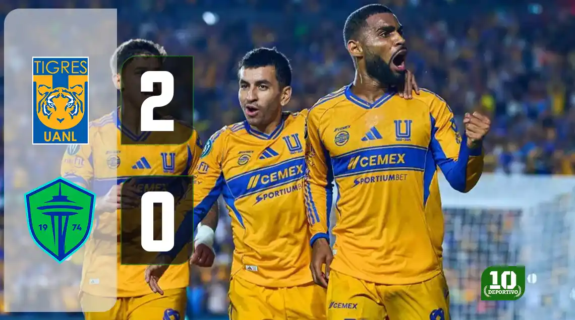 Tigres 2-0 Seattle Sounders: resumen y goles del partido de Concachampions