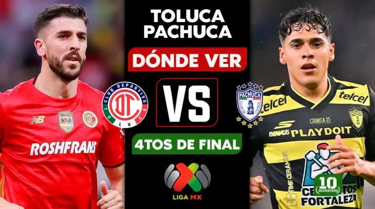 Toluca vs Pachuca: horario, canal y dónde ver EN VIVO la ida de Cuartos de Final del Clausura 2026