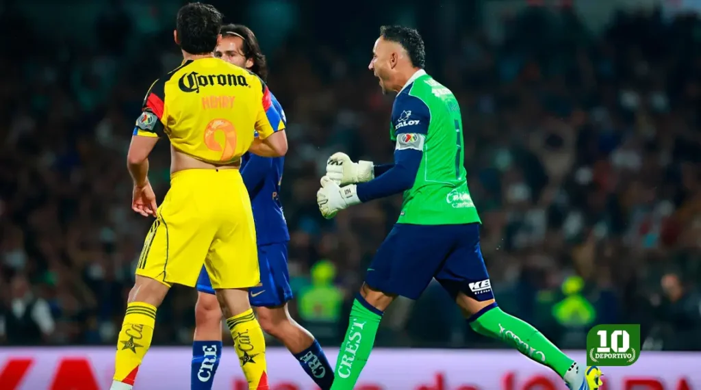 Keylor Navas celebra el penal fallado de Henry Martín: "No iban a meter todos"