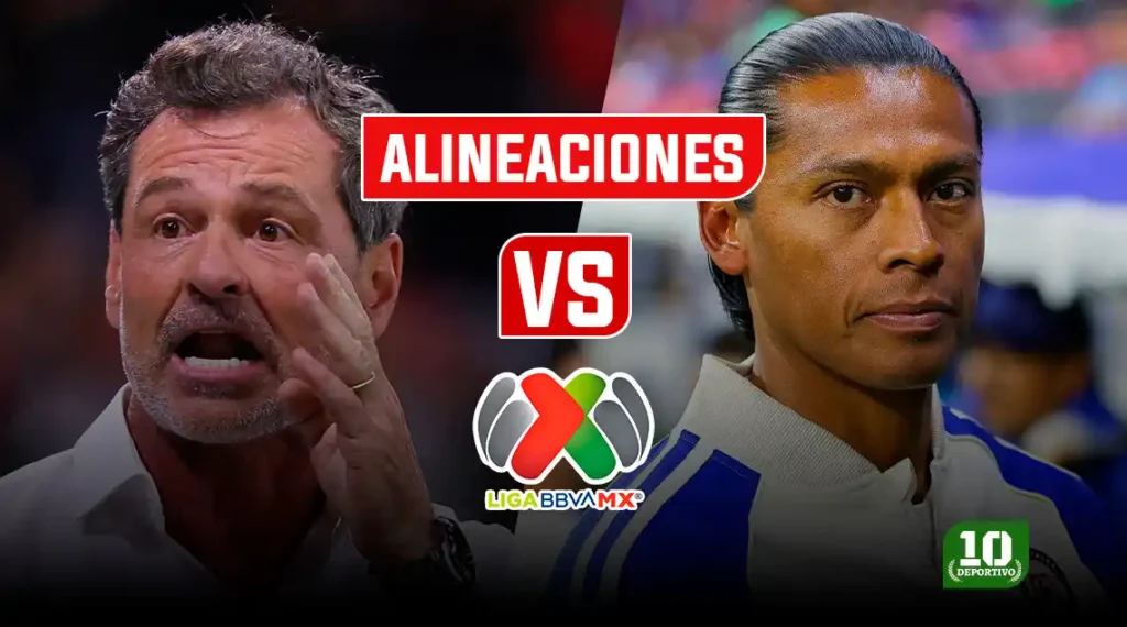 Atlas vs Cruz Azul hoy: alineaciones confirmadas para la ida de Cuartos de Final del Clausura 2026