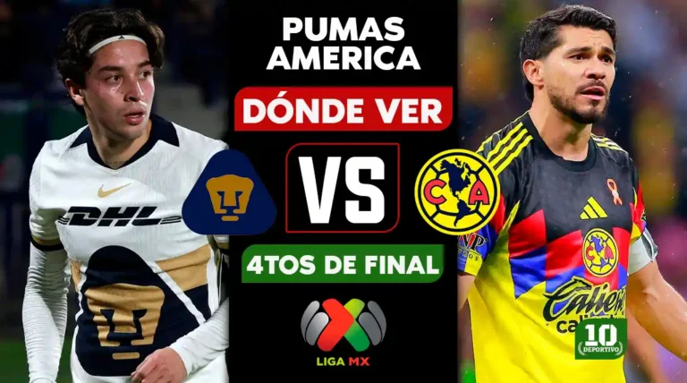 Pumas vs América: horario, canal y dónde ver EN VIVO la vuelta de Cuartos de Final del Clausura 2026