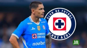 Gabriel Fernández durante partido con Cruz Azul en Liga MX 2026